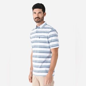 Johnnie-O Dabney Hangin out striped polo